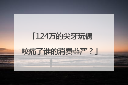 124万的尖牙玩偶 咬痛了谁的消费尊严？