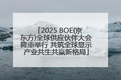 2025 BOE(京东方)全球供应伙伴大会隆重举行 共筑全球显示产业共生共赢新格局