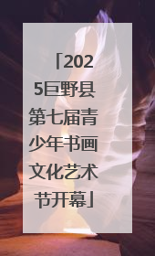 2025巨野县第七届青少年书画文化艺术节开幕