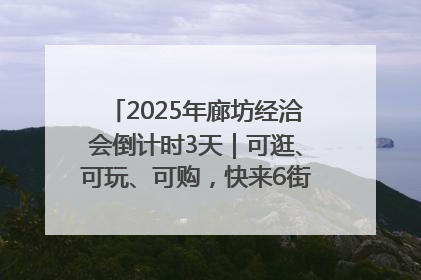 2025年廊坊经洽会倒计时3天｜可逛、可玩、可购，快来6街16巷逛市集
