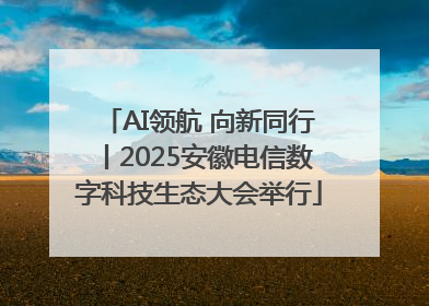 AI领航 向新同行丨2025安徽电信数字科技生态大会举行